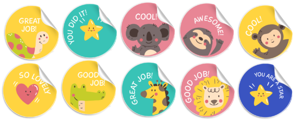 Teacher's Merit Stickers